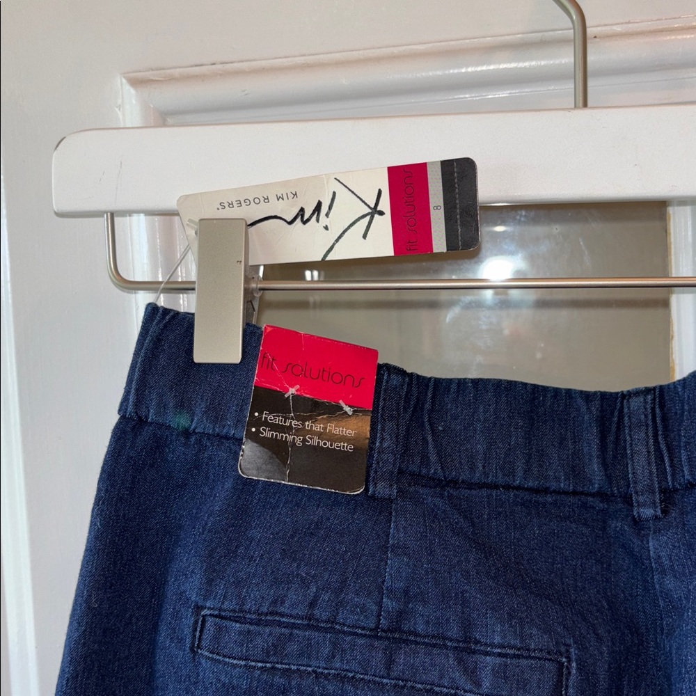 NEW W TAGS  SZ 8 Kim Rogers Navy Blue Pants - Picture 4 of 7